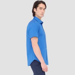 Miles Solid OoohCotton Short Sleeve Shirt