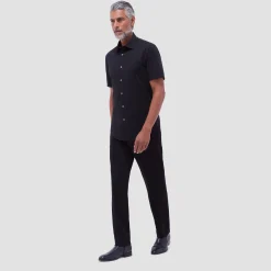 Miles Solid OoohCotton Short Sleeve Shirt