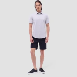 Miles Solid OoohCotton Short Sleeve Shirt