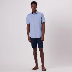 Miles Solid OoohCotton Short Sleeve Shirt