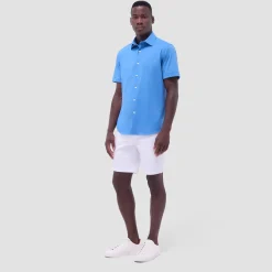 Miles Solid OoohCotton Short Sleeve Shirt