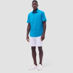 Miles Solid OoohCotton Short Sleeve Shirt