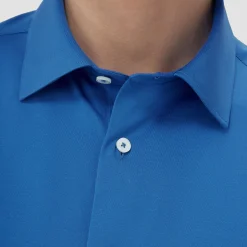 Miles Solid OoohCotton Short Sleeve Shirt