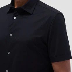 Miles Solid OoohCotton Short Sleeve Shirt
