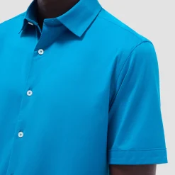 Miles Solid OoohCotton Short Sleeve Shirt