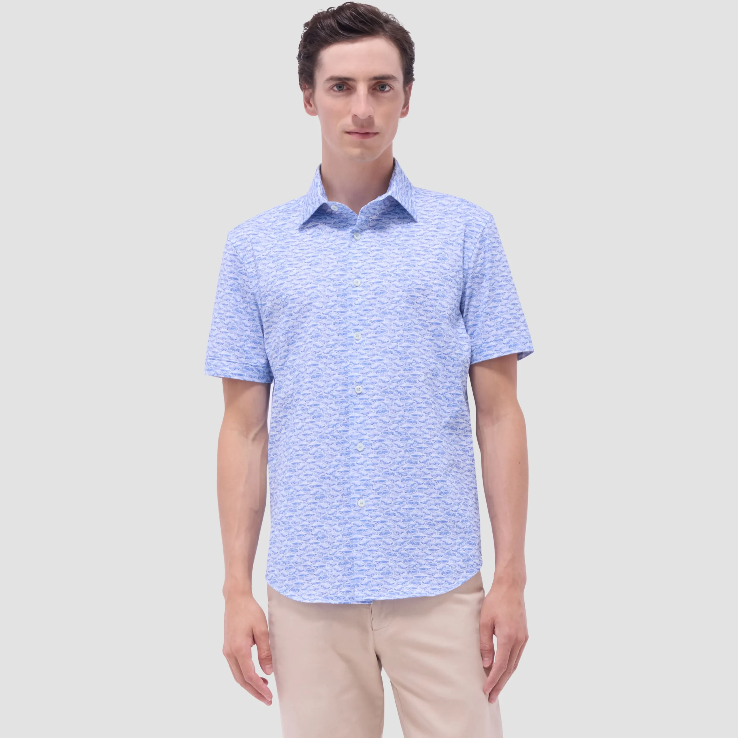 Miles Vintage Car OoohCotton Short-Sleeve Shirt