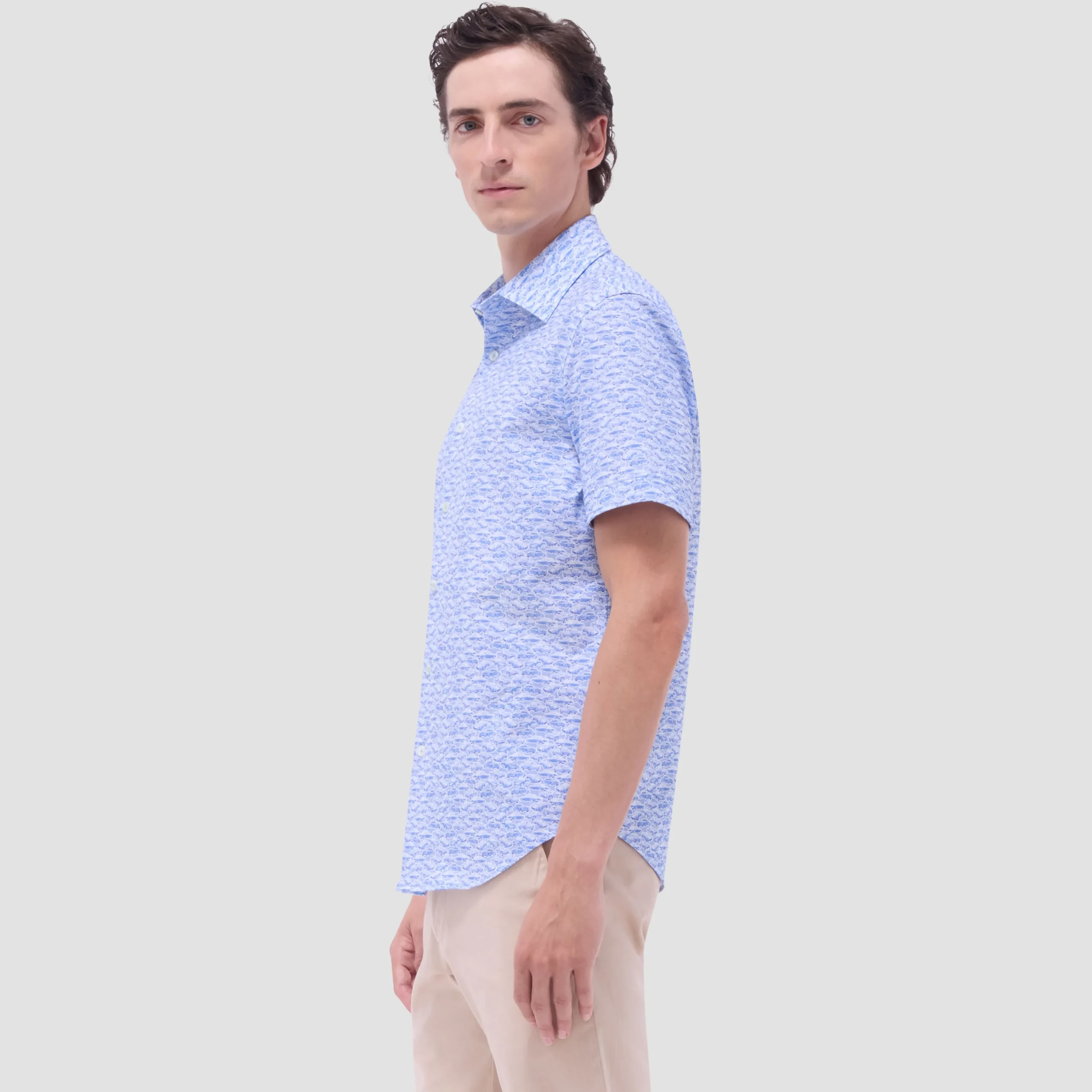 Miles Vintage Car OoohCotton Short-Sleeve Shirt