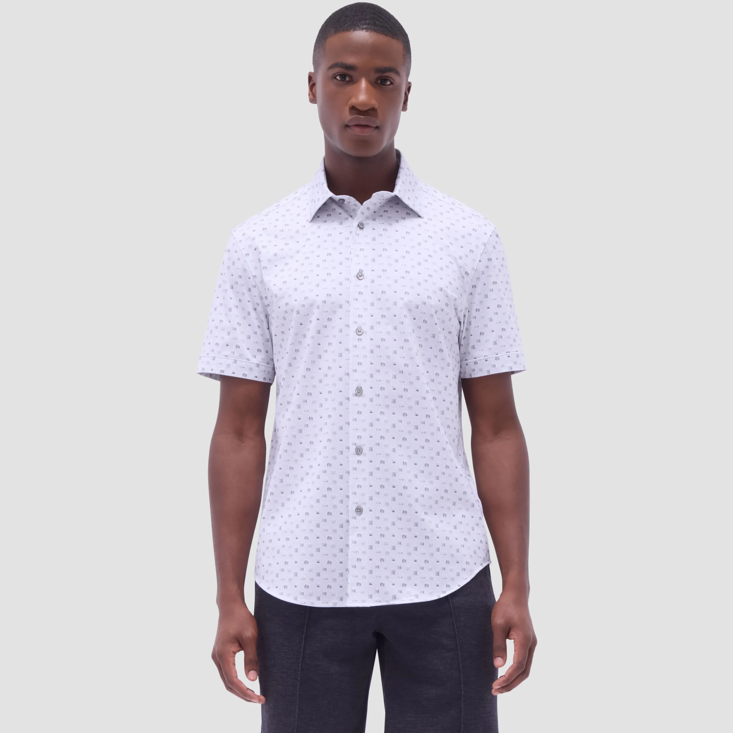 Miles Whiskey OoohCotton Short-Sleeve Shirt