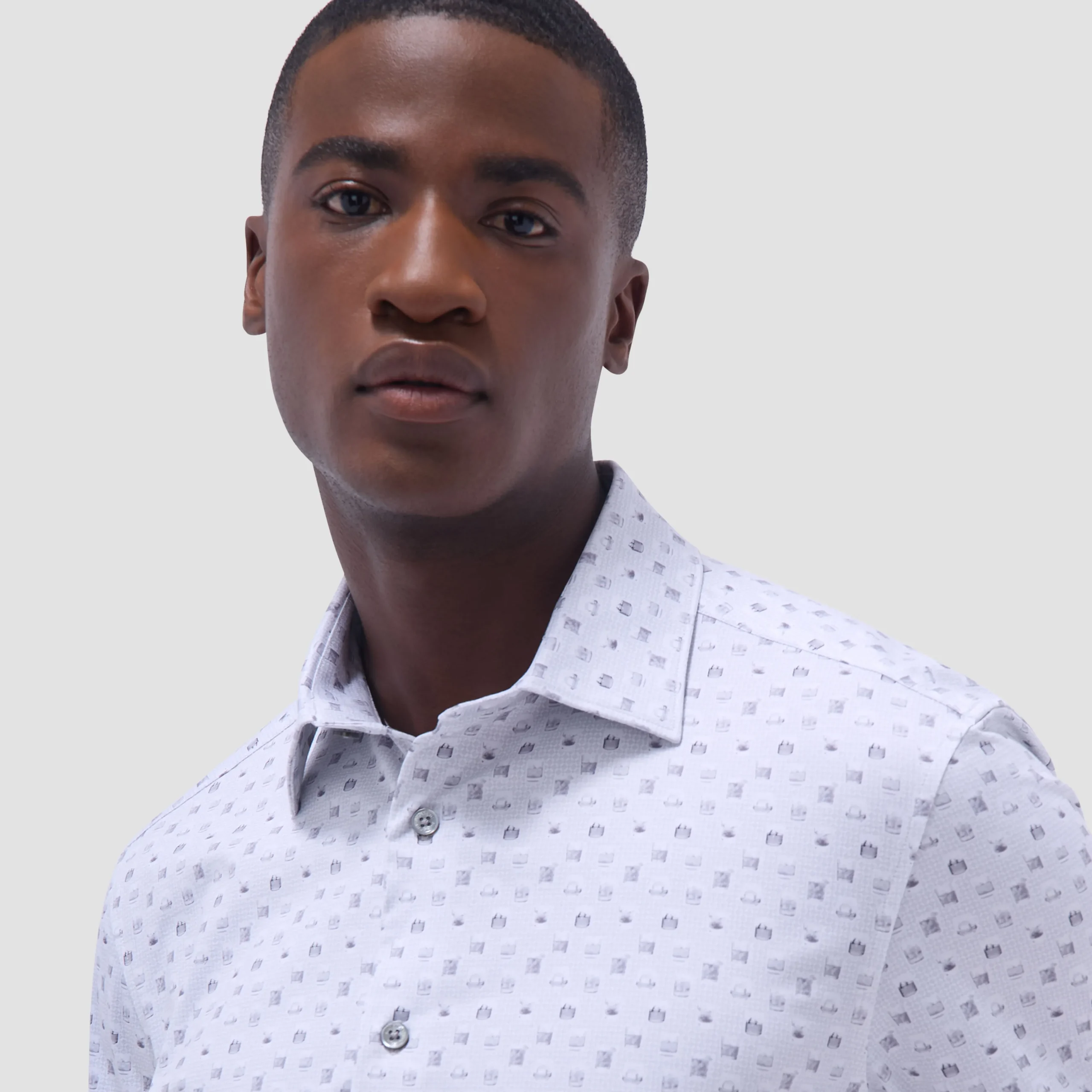 Miles Whiskey OoohCotton Short-Sleeve Shirt