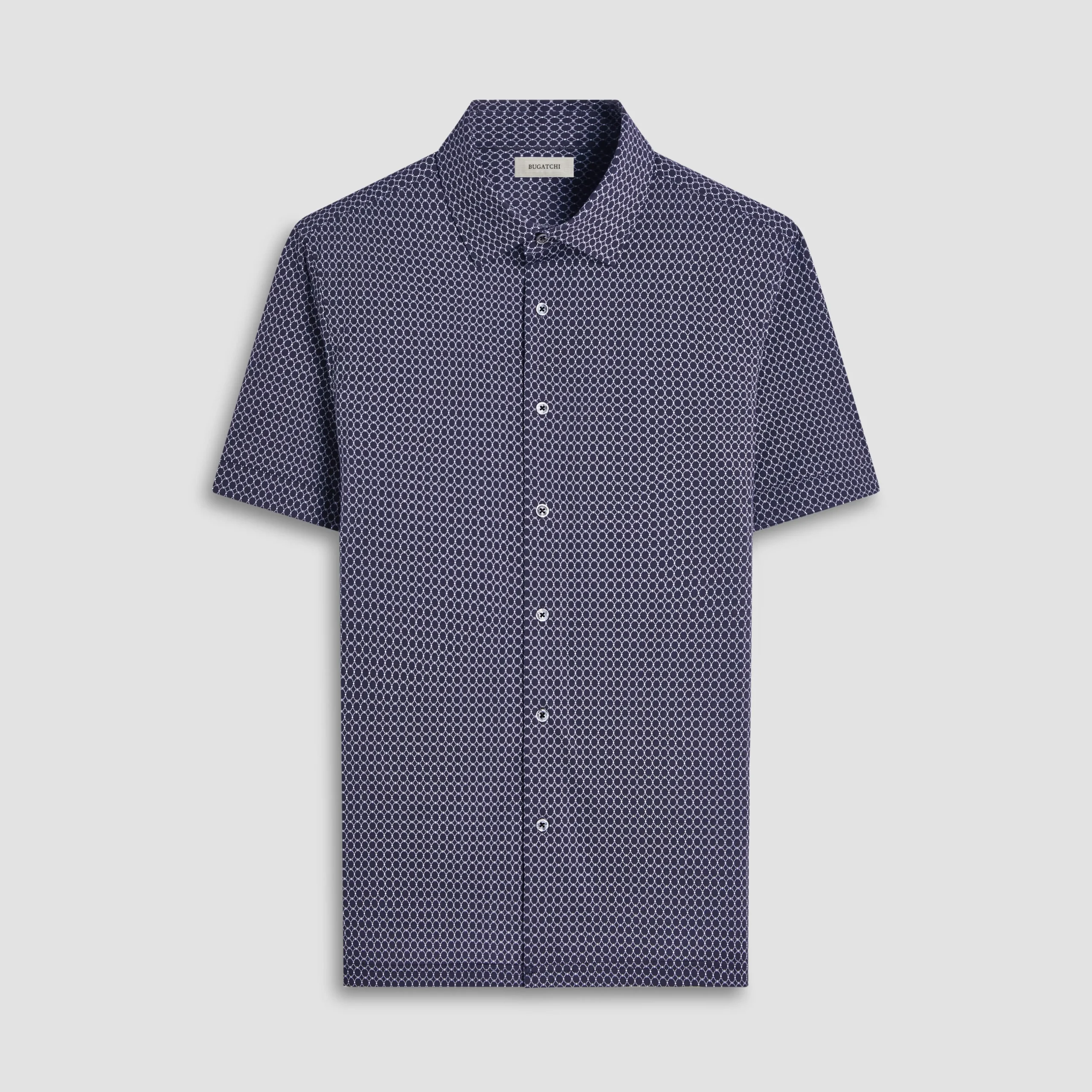 Milo Geometric Hexagon OoohCotton Short-Sleeve Shirt
