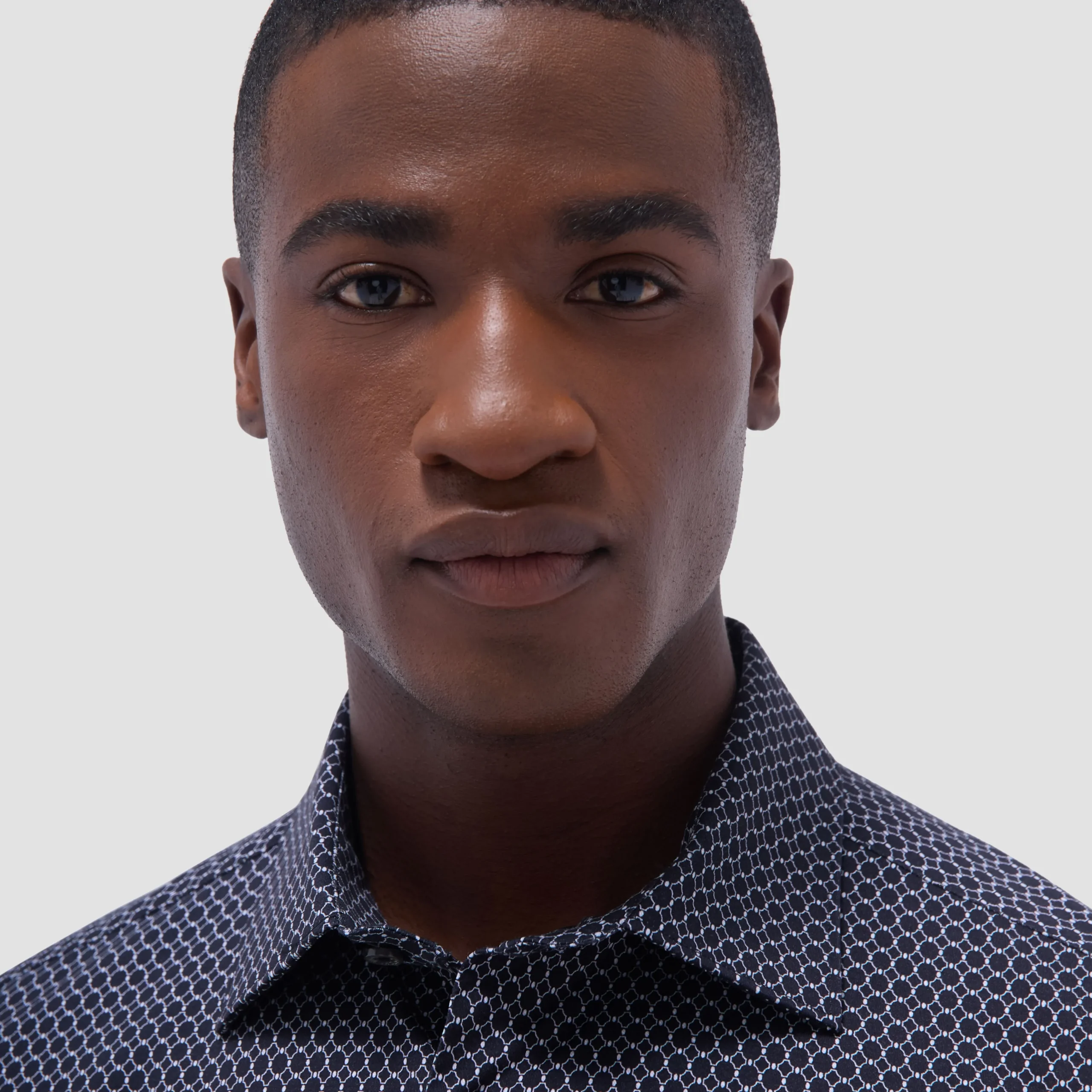 Milo Geometric Hexagon OoohCotton Short-Sleeve Shirt
