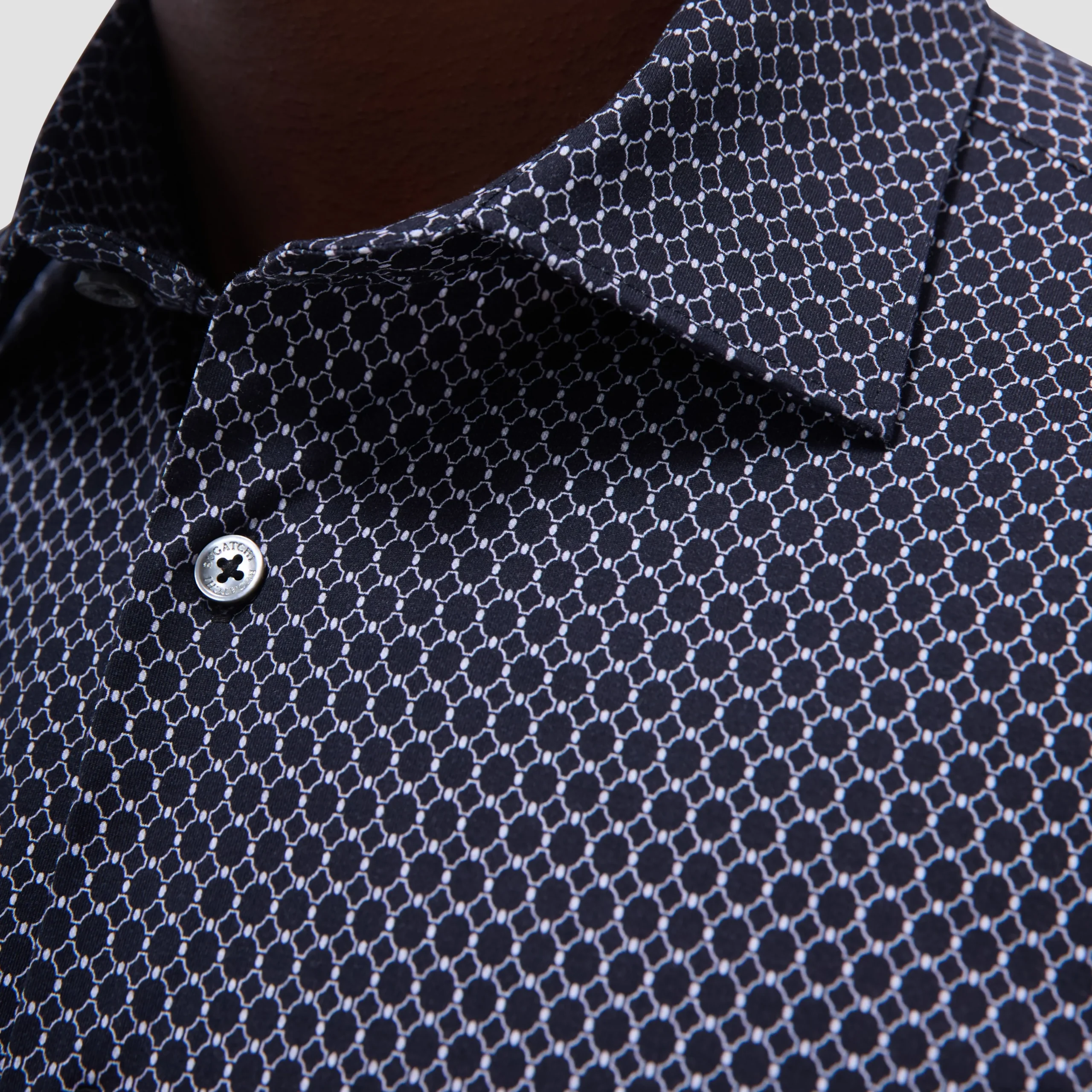 Milo Geometric Hexagon OoohCotton Short-Sleeve Shirt