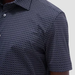 Milo Geometric Hexagon OoohCotton Short-Sleeve Shirt