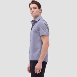 Milo Geometric OoohCotton Short-Sleeve Shirt