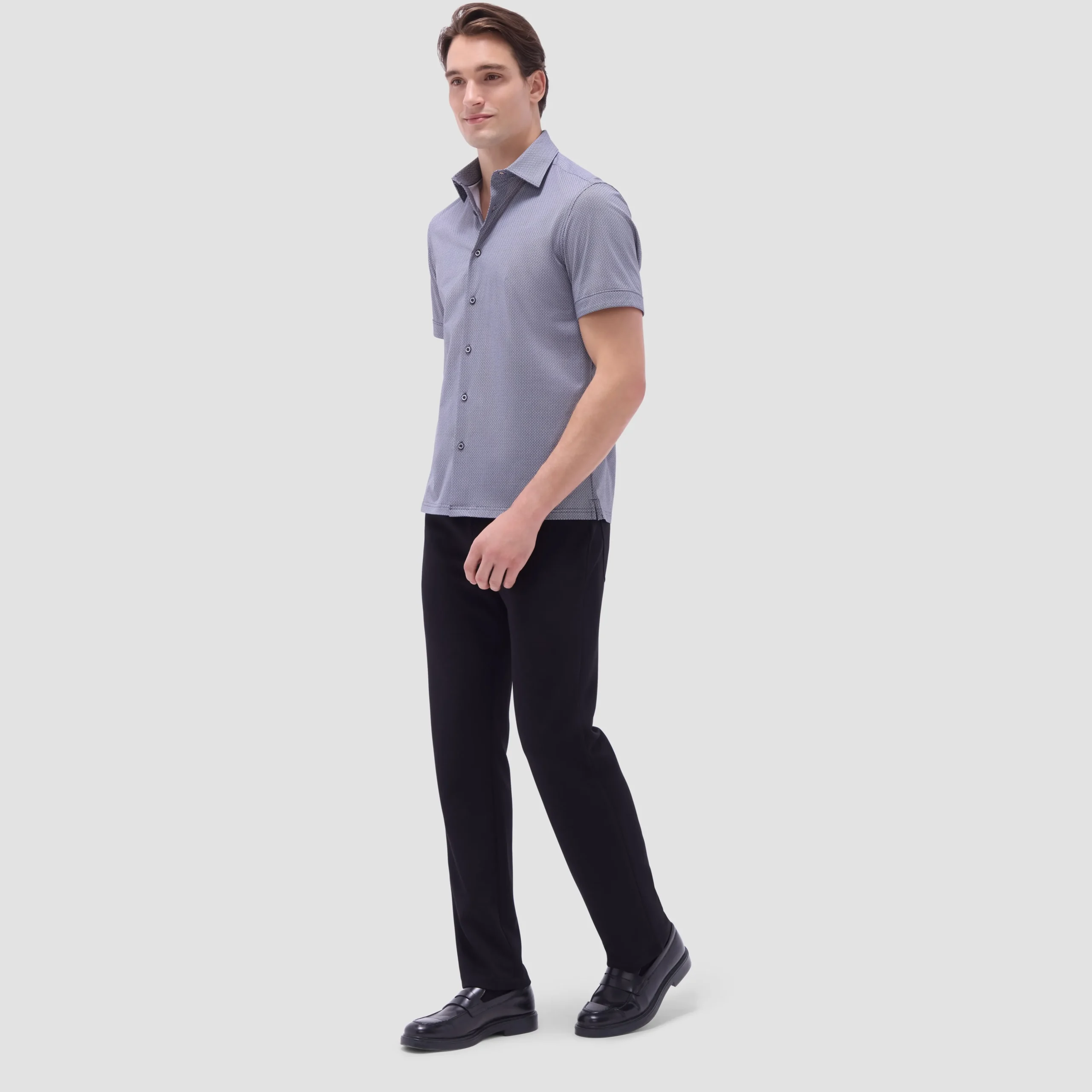 Milo Geometric OoohCotton Short-Sleeve Shirt