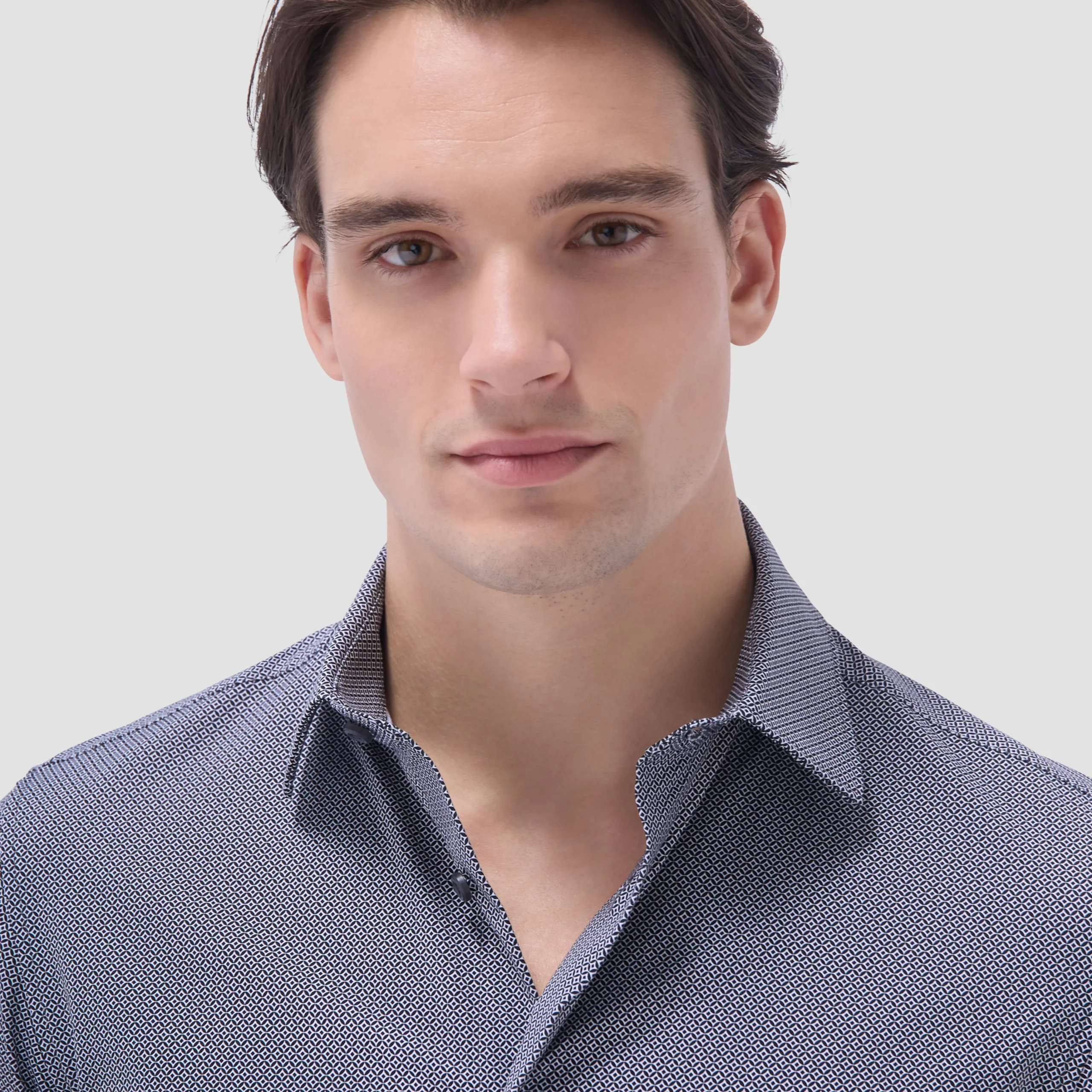 Milo Geometric OoohCotton Short-Sleeve Shirt