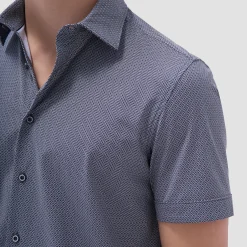 Milo Geometric OoohCotton Short-Sleeve Shirt