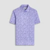 Milo Leaf Print OoohCotton Short-Sleeve Shirt