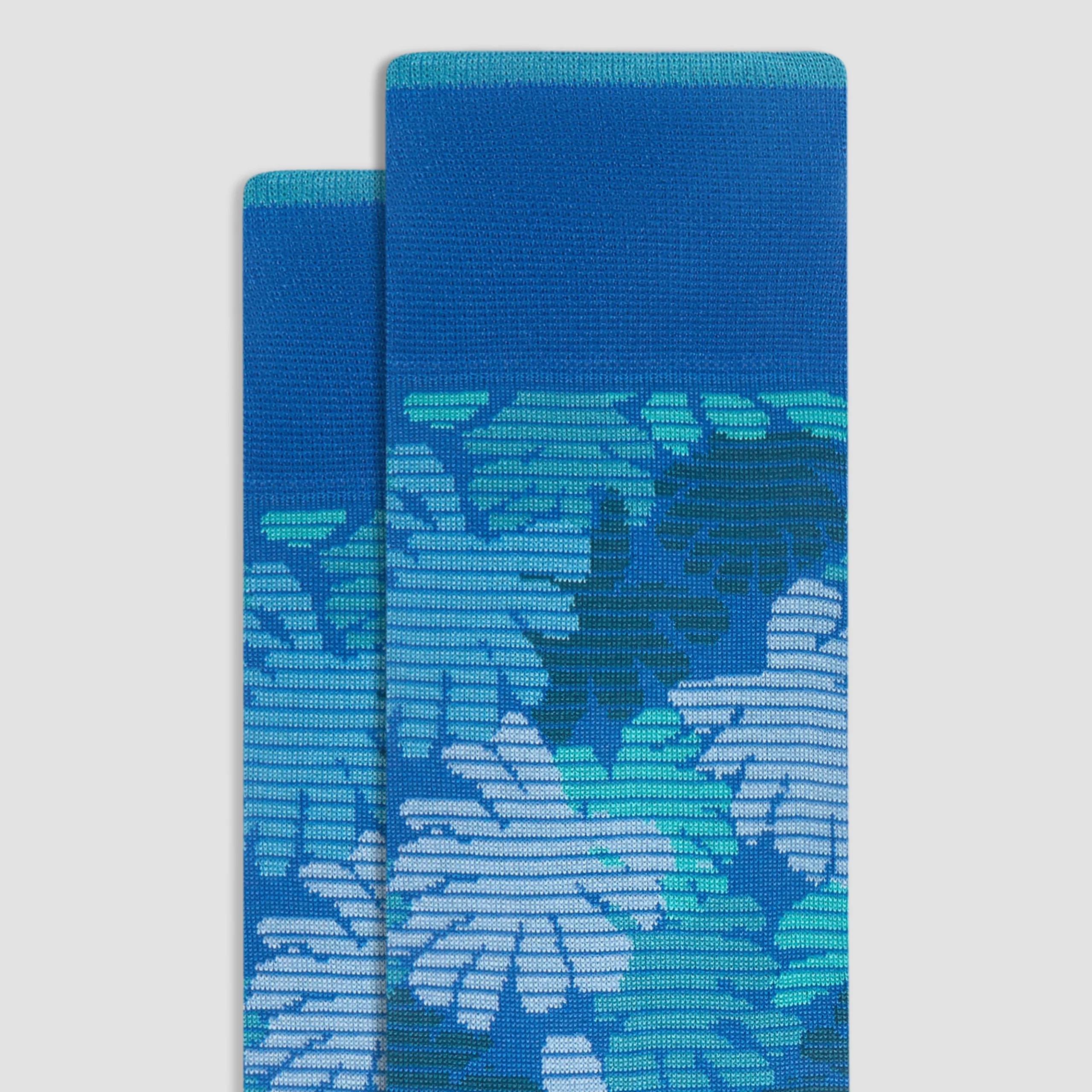 Monstera Leaf Mid-Calf Socks