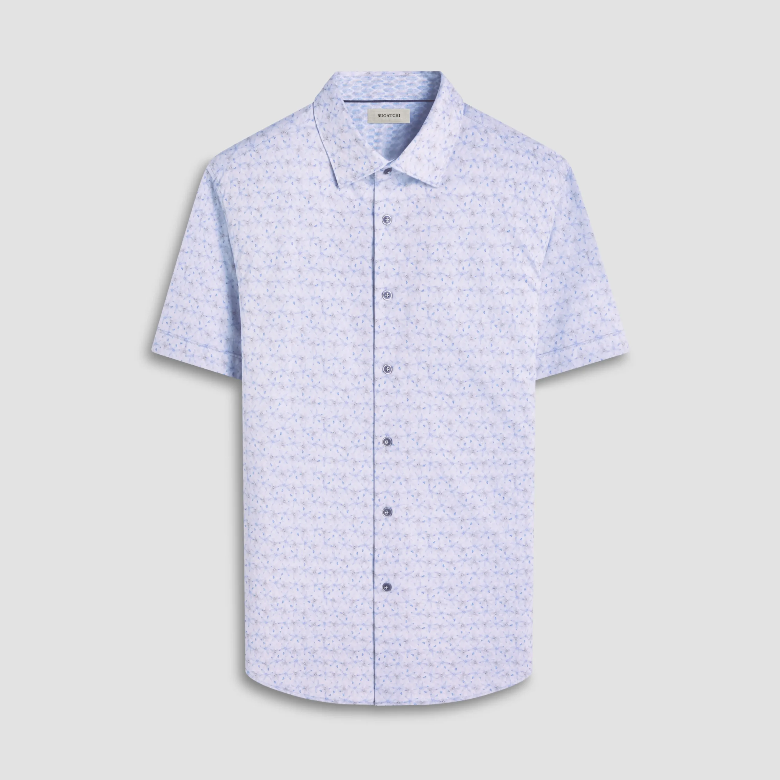 Myron Double-Sided Floral & Feather OoohCotton Short- Sleeve Shirt