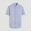 Myron Double-Sided Leaf & Abstract OoohCotton Short-Sleeve Shirt