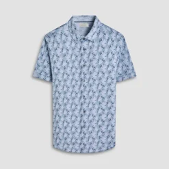 Myron Double-Sided Palm Tree & Guitar OoohCotton Short-Sleeve Shirt