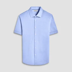 Myron Double-Sided Solid OoohCotton Short-Sleeve Shirt