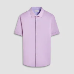 Myron Double-Sided Solid OoohCotton Short-Sleeve Shirt