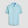 Myron Double-Sided Solid OoohCotton Short-Sleeve Shirt
