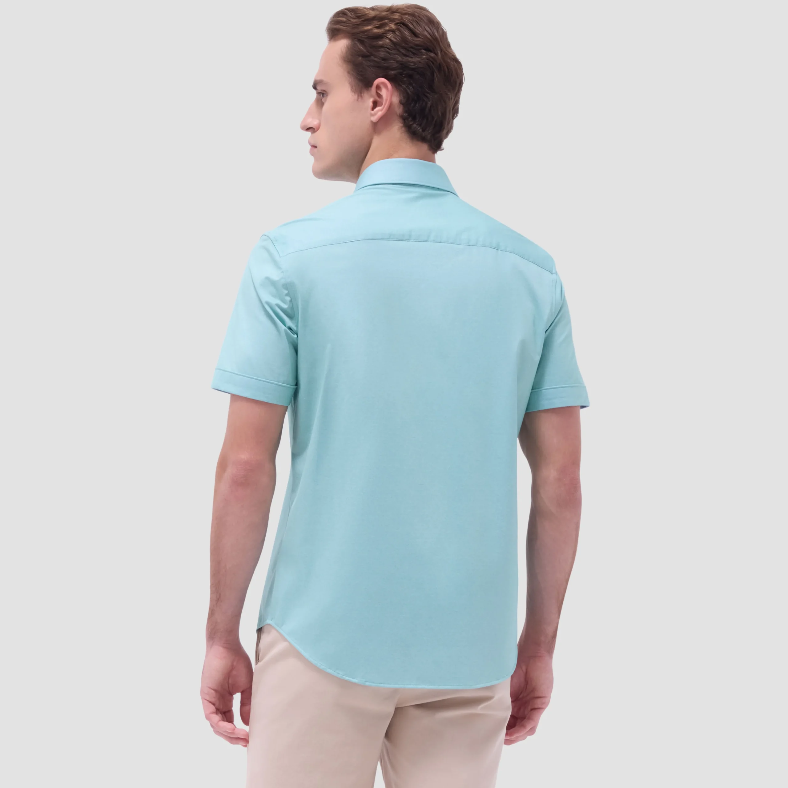 Myron Double-Sided Solid OoohCotton Short-Sleeve Shirt
