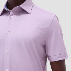 Myron Double-Sided Solid OoohCotton Short-Sleeve Shirt