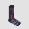 Op-Art Mid-Calf Socks