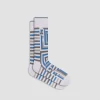 Op-Art Mid-Calf Socks