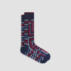 Op-Art Mid-Calf Socks