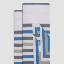 Op-Art Mid-Calf Socks