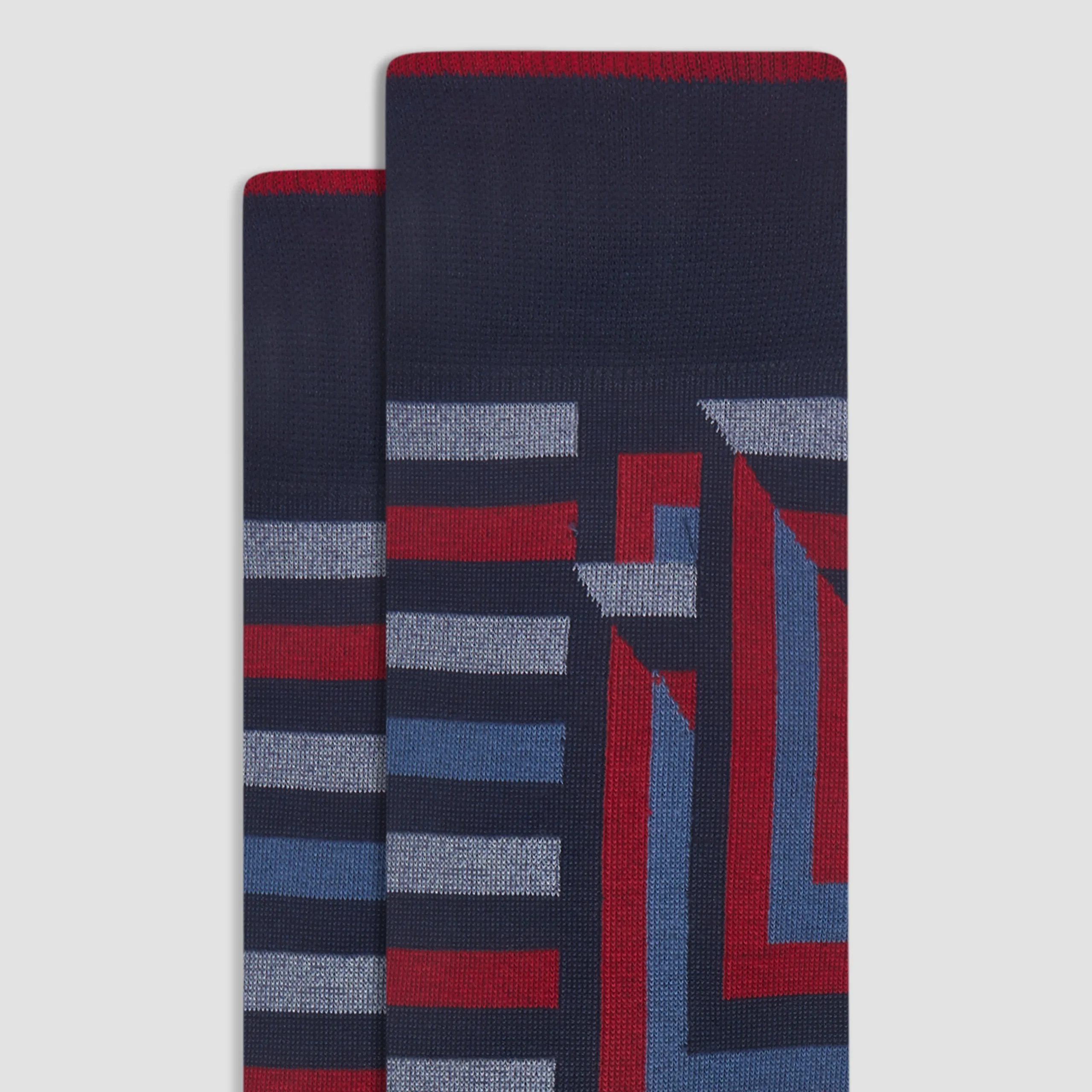 Op-Art Mid-Calf Socks