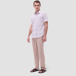 Orson Abstract Seersucker Short-Sleeve Shirt