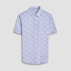 Orson Coastal Toile Short-Sleeve Shirt