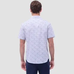 Orson Coastal Toile Short-Sleeve Shirt