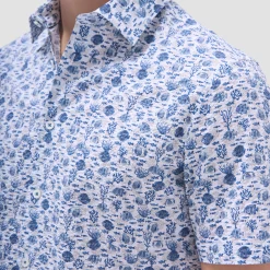 Orson Marine Life Seersucker Short-Sleeve Shirt