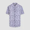 Orson Shibori Seersucker Short-Sleeve Shirt