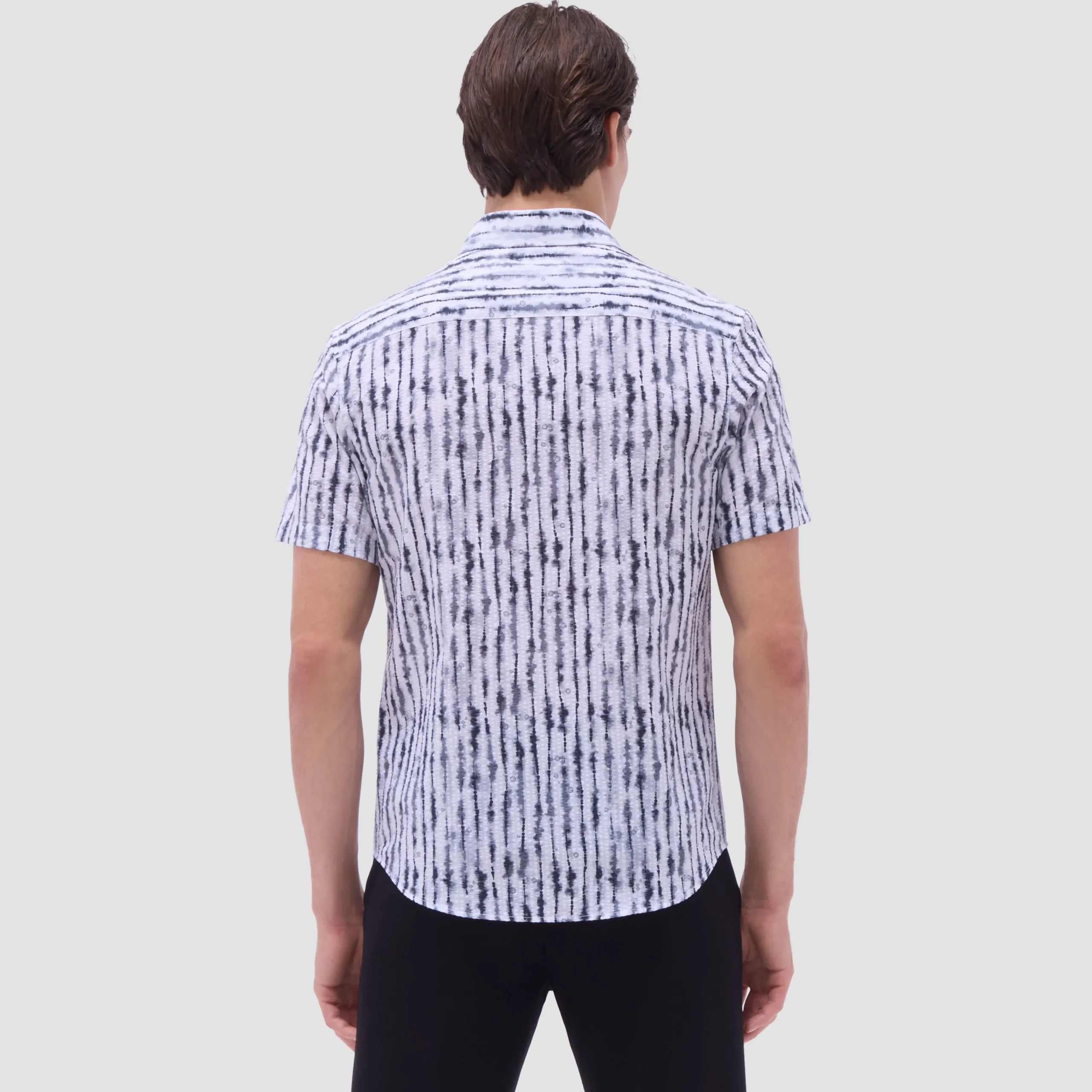 Orson Shibori Seersucker Short-Sleeve Shirt