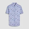 Orson Striped Floral Short-Sleeve Shirt