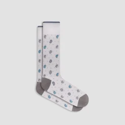 Paisley Mid-Calf Socks