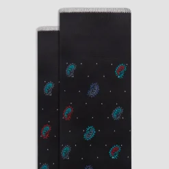 Paisley Mid-Calf Socks