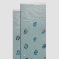 Paisley Mid-Calf Socks