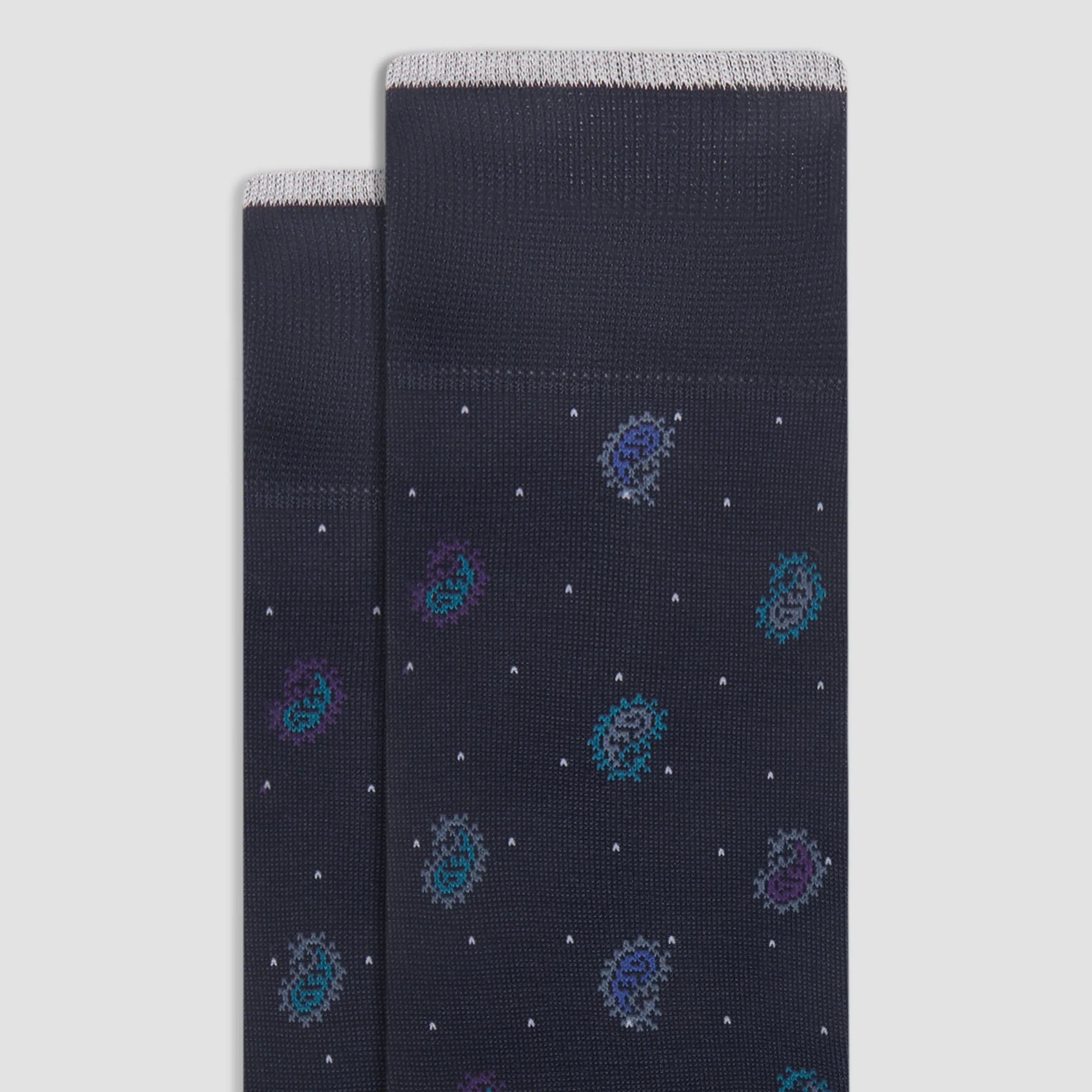 Paisley Mid-Calf Socks
