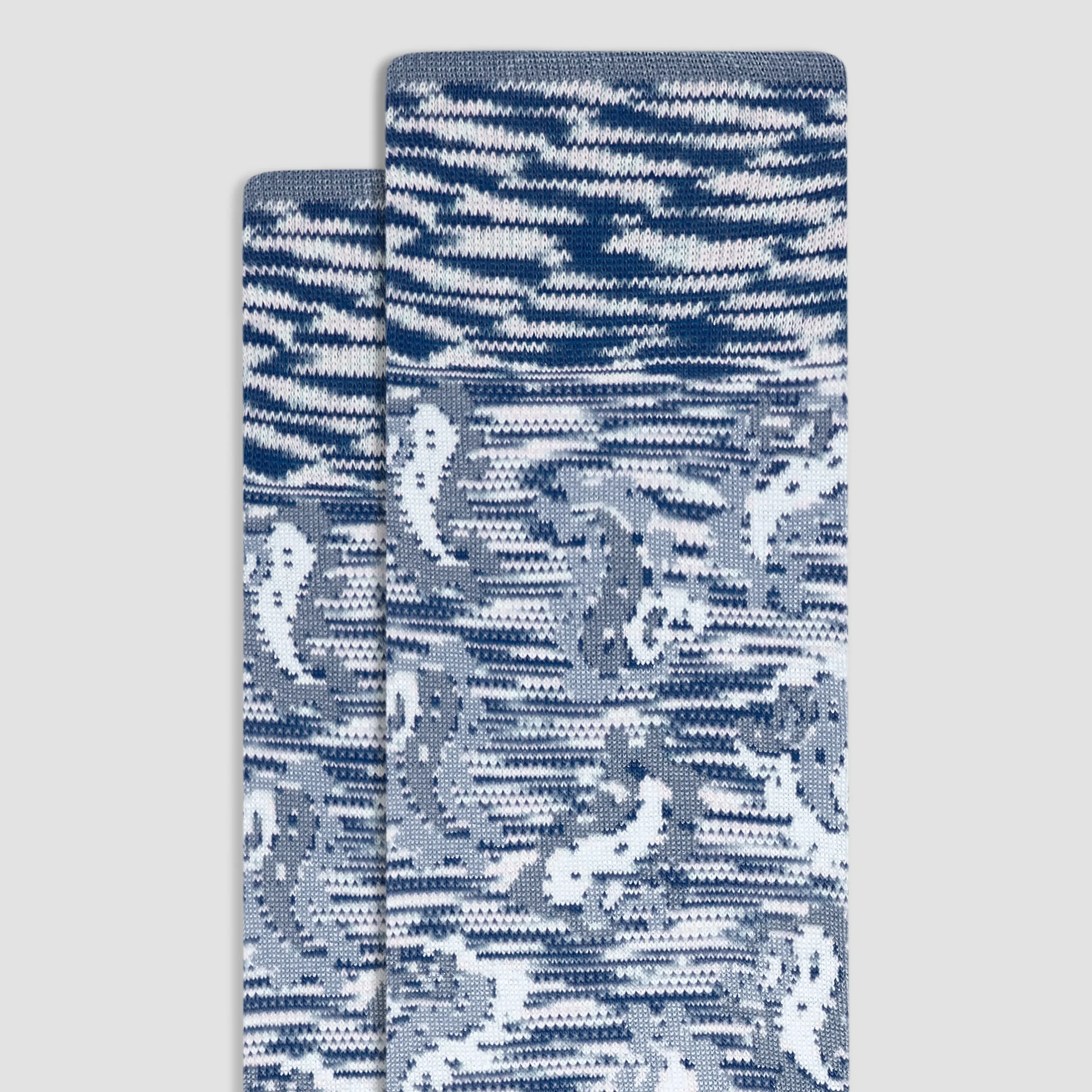 Paisley Mid-Calf Socks