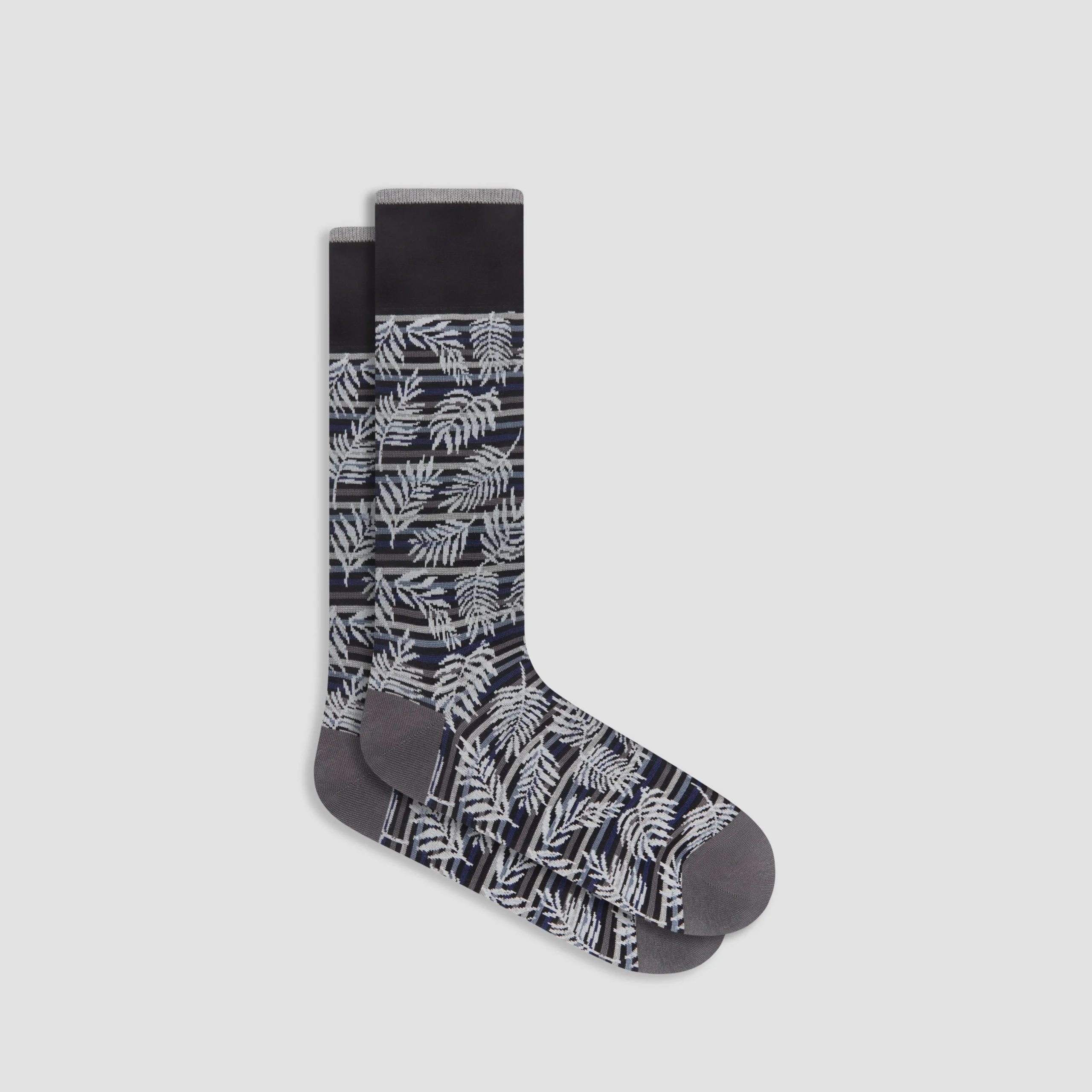 Palm Leaf Mid-Calf Socks
