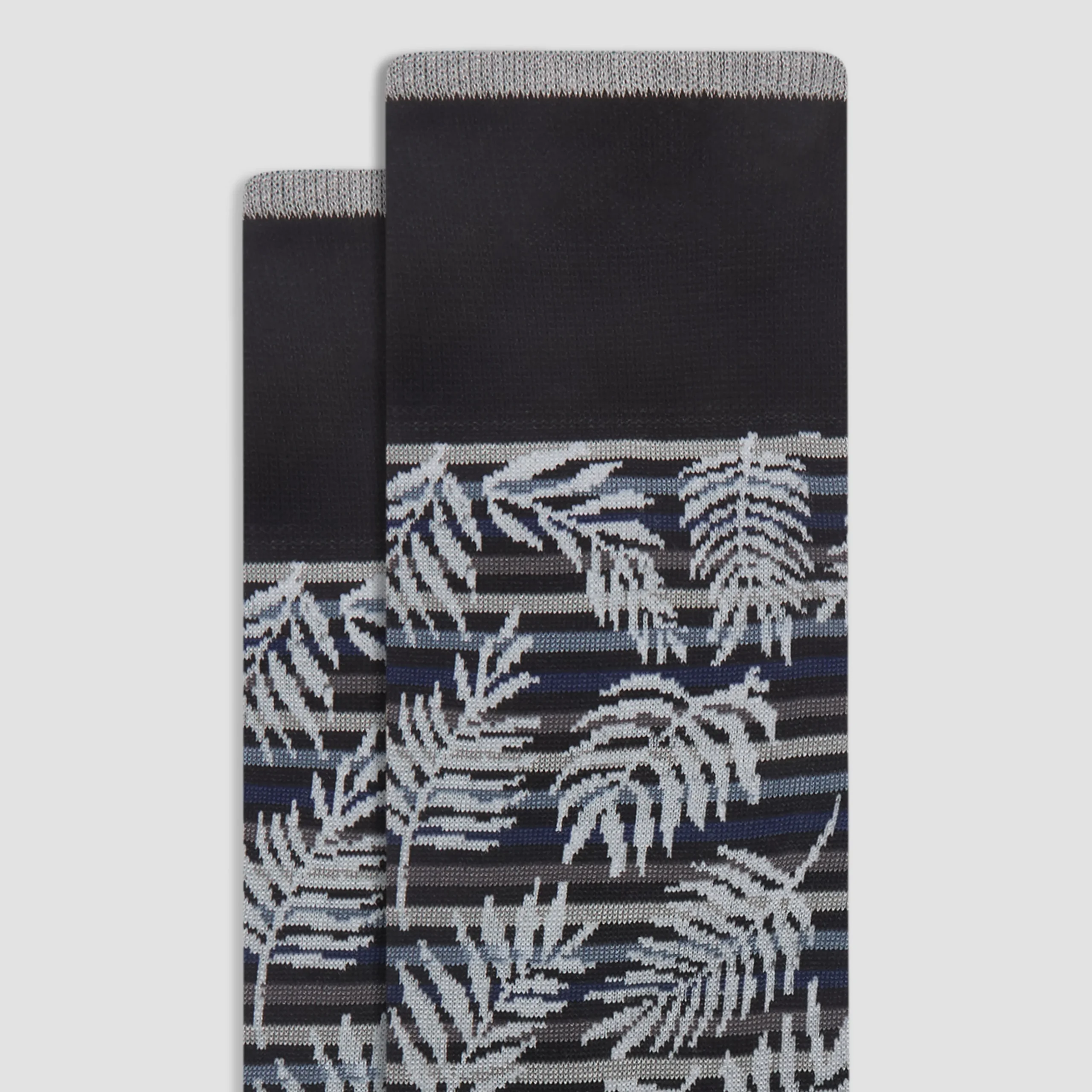 Palm Leaf Mid-Calf Socks